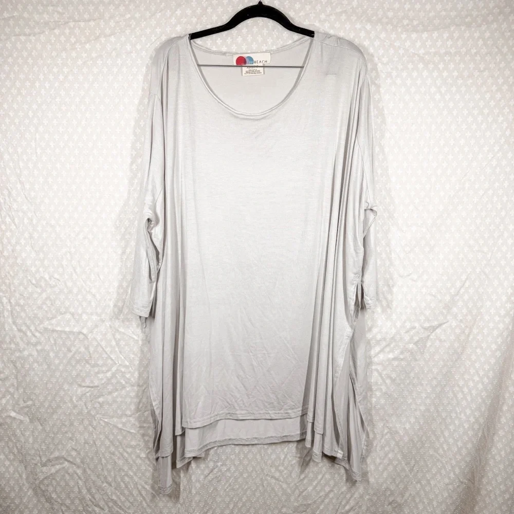 Free People Beach‎ Off White Oversized Tunic Top